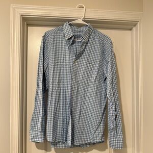 Vineyard Vines Light Blue Gingham Shirt